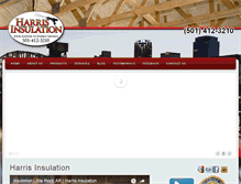 Tablet Screenshot of harrisinsulation.com